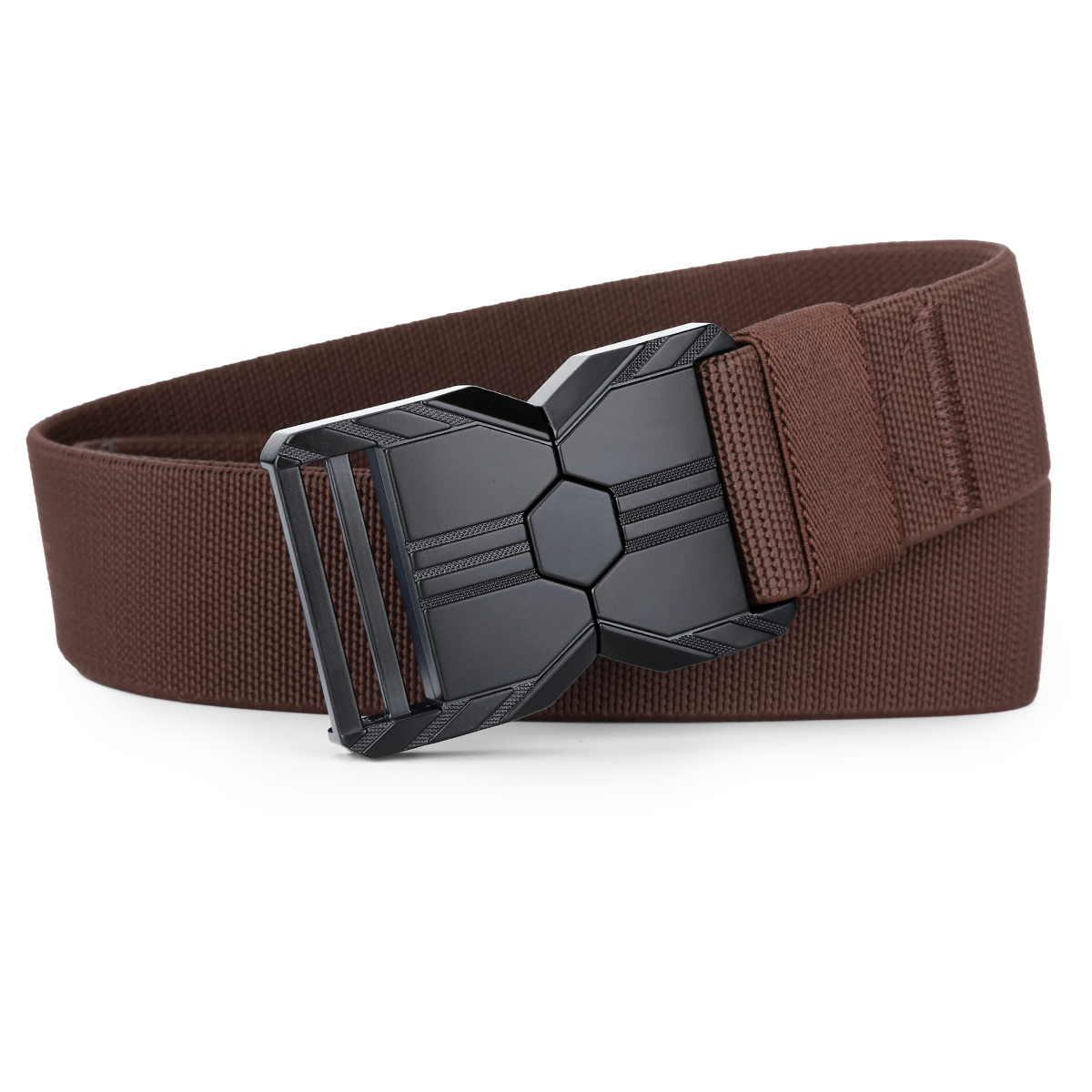Men's Belt Quick Release buckle Tactical Elastic Belt canvas  fabric belt 3.8cm